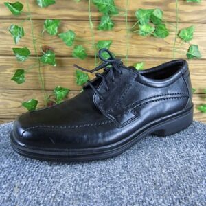 Streetcars Chairman Men 8.5 Medium Black Leather Oxford Dress Shoes Comfort Sole